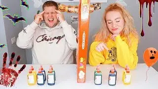 ТЕЛЕПАТИЯ ХЭЛЛОУИН СЛАЙМ ЧЕЛЛЕНДЖ 👻 TWIN TELEPATHY SLIME CHALLENGE HALLOWEEN EDITION /МЕРЗКИЙ ЛИЗУН