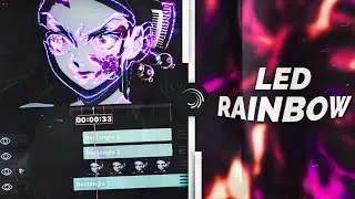 LED Rainbow | ALIGHT MOTION | ANDROID & iOS | TUTORIAL