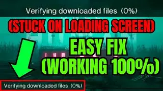 Once Human Verifying Downloaded Files - Stuck On Loading Screen (100% WORKING FIX)