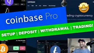 Coinbase Pro Tutorial (2021) : Account Setup, Deposit, Withdrawal, App, and Live Trading!