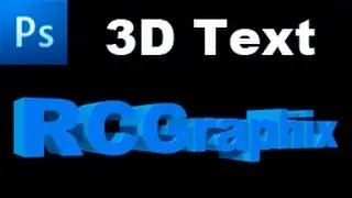 Photoshop Tutorial: Create a 3D Text Effect Using CS5 3D Features  -HD-