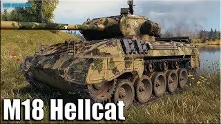 Рекорд по урону M18 Hellcat БОЙ ВНИЗУ СПИСКА ✅ World of Tanks пт 6 уровня США