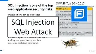 SQL Injection Web Attack (Live Demo for AppSec)