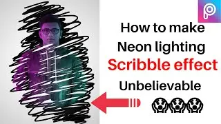 Picsart scribble effect | Instagram