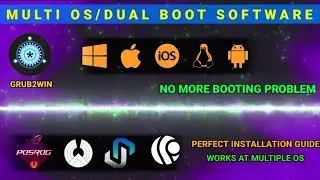 How To Enable Multi/Dual Boot Menu In Windows 10/11|Download grub2win|Phoenix os+prime os| #grub2win