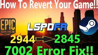 How To Revert Your Game! | 7002 Fix!! | Steam And Epics! | #criminaljusticeyoutube