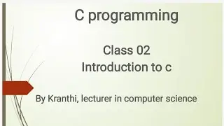 introduction to c language | History of C | C programming | class 02