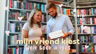 mijn vriend kiest welk boek ik lees *boekshoppen en lezen* 🫣💗