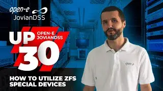 How to Set Up ZFS Special Devices - Tutorial for the Open-E JovianDSS Up30 Version!