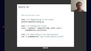 Host a DevOps exam using NixOS