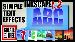 Split Text Effect Inkscape