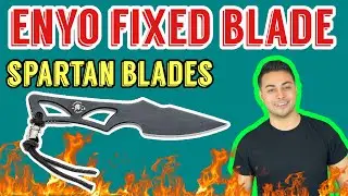 SELF DEFENSE EVERY DAY CARRY Fixed Blade | Spartan Blades ENYO | Outdoors | Survival | Martial Arts