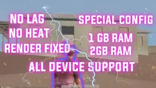 special config for 1 gb ram 2 gb ram pubg all fix mobile | pubg mobile lag fix |