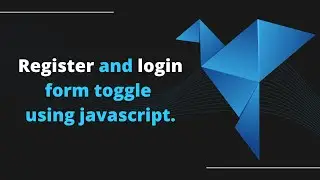 Signup and Login Form Toggle using Css and Javascript #ui #css