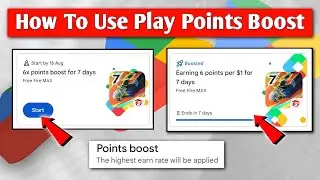 How To Use Play Points Boost | Google Play Points Earn