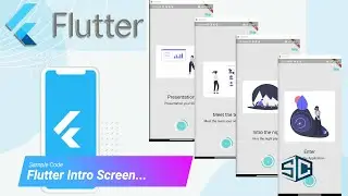 Flutter Intro Screen Window by Sample Code | Flutter Tutorial | Flutter 2022