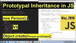 Prototypal Inheritance in js - new VS. object.create VS. es6 inheritance