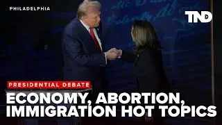 Harris, Trump spar over economy, abortion, while former president pivots to immigration in debate