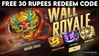 Free Fire wall royale dragon Shield | Free Fire game new events | Today free Fire event