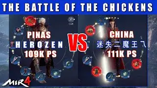 Mir4 - Herozen Vs China man | PINOY VS CHINESE | The comedy fight of the year