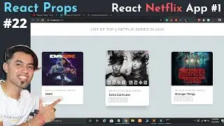 #22: Props in React Js in Hindi | React JS Project Netflix App Part #1 in Hindi in 2020