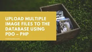 Upload Multiple Image files to the Database using PDO – PHP