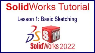 Solidworks 2022  Basic sketching  for Beginners | Introduction to Solidworks sketching commands .