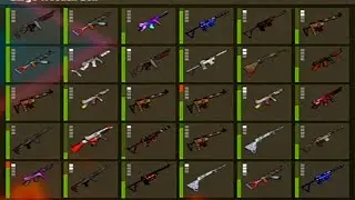 Taking home 5 rows of guns from a locked crate