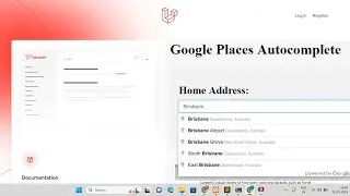 Laravel 11 Google Places Autocomplete Address Example