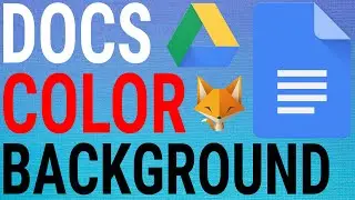 How To Set Document Background Color in Google Docs