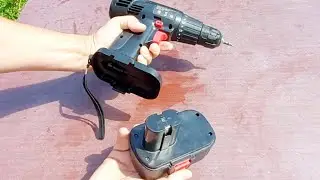 Аккумуляторный шуруповёрт переделываем в сетевой на 220. Как перевести шуруповёрт на 220.