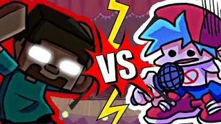 FNF Vs Herobrine , Minecraft Friday Night Funkin