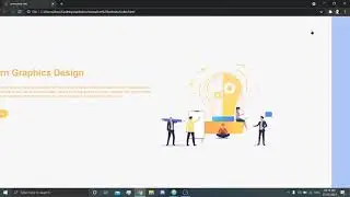 Animated website made with html and css