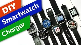 How to make Smartwatch Charger DIY | LG G watch | Fossil  | ticwatch  | Pebble  | Garmin  | Fitbit