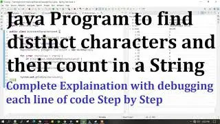 Java Program to Find the Count of Occurrences of Each Character in a String