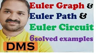 Euler Graph || Euler Path || Euler Circuit || Eulerian Graph || Discrete Mathematics || DMS || GATE