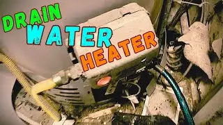 How to drain a water heater easy