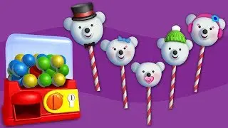 The Finger Family Polar Bear Family Nursery Rhyme | Christmas Finger Family Songs