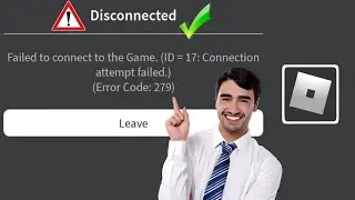 How to fix Roblox error code 279 fix disconnect error code 279 Roblox