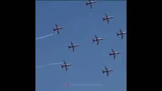 Nine Aircraft Built Aircraft Of Three Different Designs, || Amaging Airshow Of IAF || 4k.