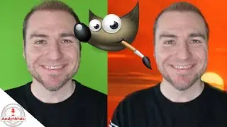 How to remove the green screen using Gimp