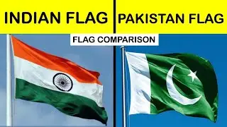 Indian Flag vs Pakistan Flag Full Comparison UNBIASED in Hindi | Pakistan Flag vs Indian Flag