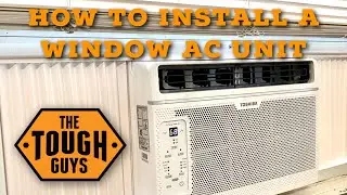 How to Install a Window AC Unit - Toshiba RAC-WK0612