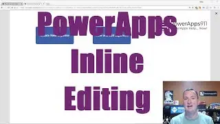 PowerApps Repeating Tables Like InfoPath Part 3 - Inline editing
