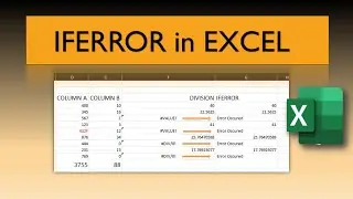 Iferror formula in Excel|How iferror is used in Excel