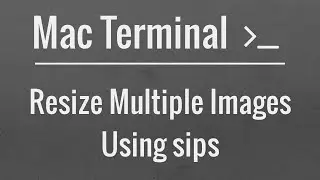 Easily Resize Multiple Images Using the Mac Terminal