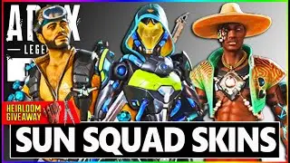 ALL Sun Squad Collection Event SKINS REVEALED in Apex Legends