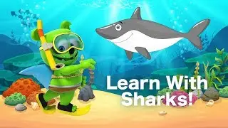 Learn COLORS * OPPOSITES * SPELLING * NUMBERS * DIRECTIONS With Gummibär - Gummy Shark Week