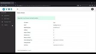 Visitor Management System — PHP and MySQL #phpprojectwithsourcecode  #cseprojects #phpprojects