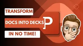Effortless PowerPoint Creation: Convert Your Document into a Stunning Presentation with Ease!